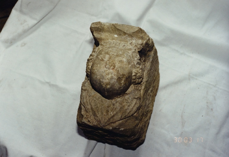 Console à tête d'ange, 17e siècle.