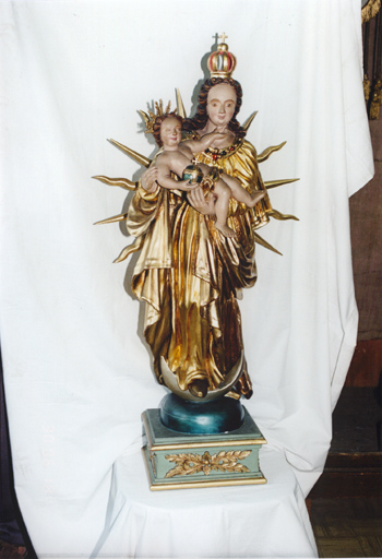 Statue de procession : Vierge à l'Enfant