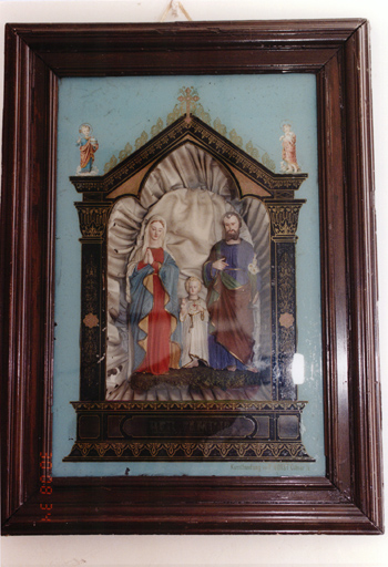 Tableau de la sainte Famille, 4e quart 19e siècle.