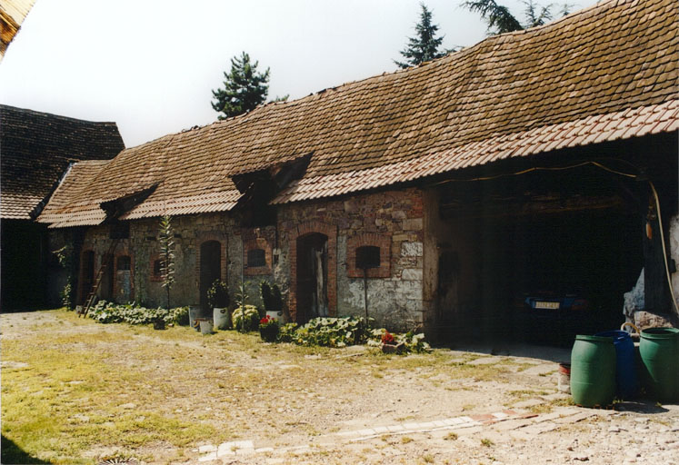 L'étable depuis le sud.