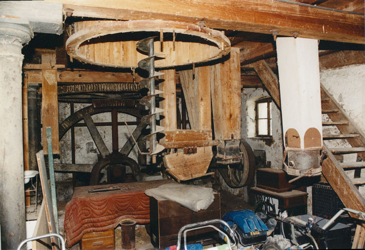 Rez-de-chaussée : vis d'Archimède.