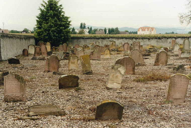 Stèles funéraires, 19e siècle. Vue d'ensemble.