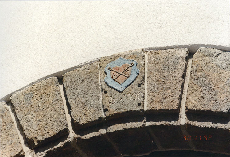Claveau de la porte cochère.