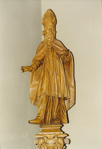 Statues : saint Nicolas, sainte Catherine d'Alexandrie