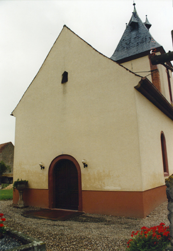 Vue d'ensemble : pignon ouest.