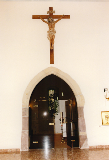 Ancien arc triomphal, depuis le choeur de 1832.