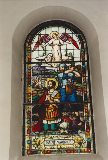 Vitrail du martyre de saint Maurice, par Ott frères, 1929.