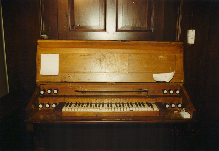 Orgue, par Valentin et Martin Rinckenbach. Vue de détail de la console.