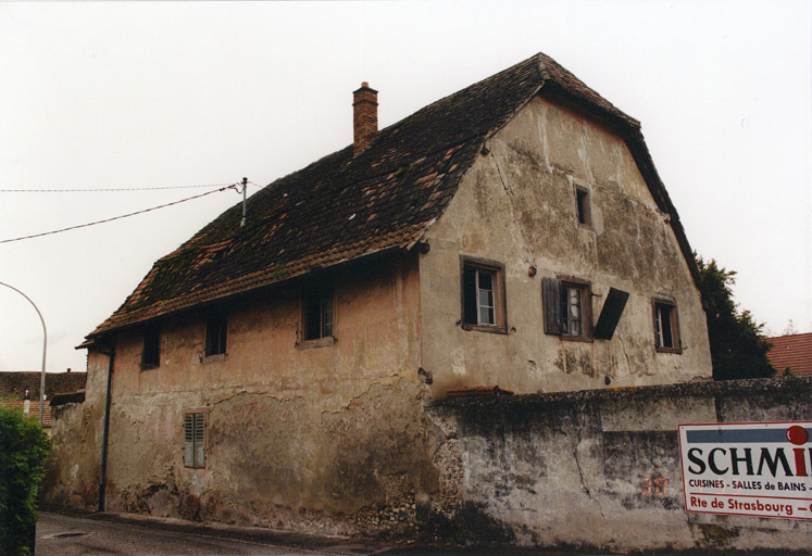 Logis : vue du pignon ouest.