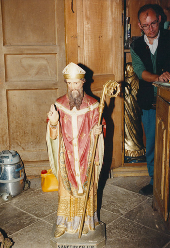 Statue de saint Gall, 2e moitié 19e siècle.