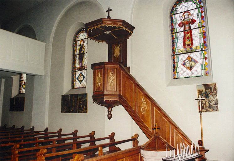 Vue d'ensemble de la chaire.