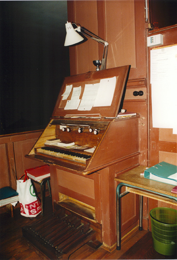 Orgue, par Callinet, 1866. Vue de la console.