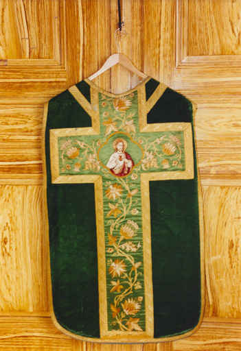 Chasuble, limite 19e-20e siècle.