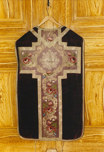 Chasuble, limite 19e-20e siècle.