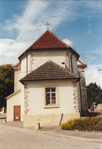 Choeur et sacristie depuis l'est : vue d'ensemble.