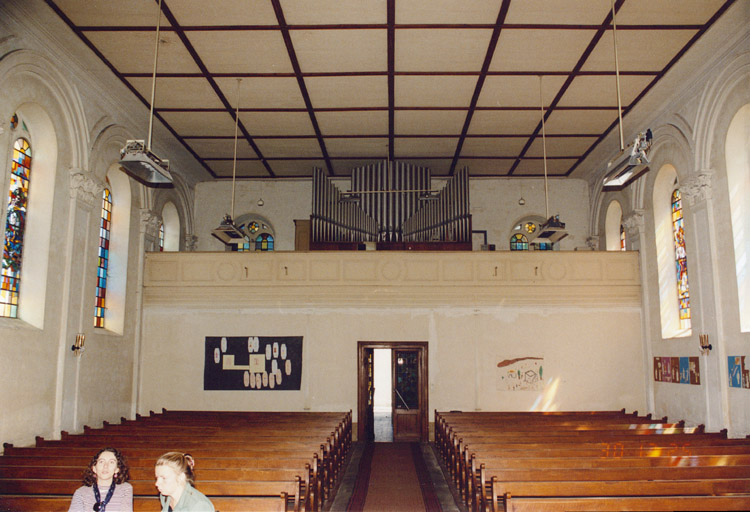 Vue de la tribune d'orgue.