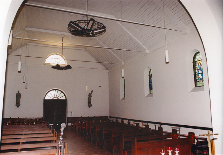 Nef. Vue d'ensemble, depuis le choeur.