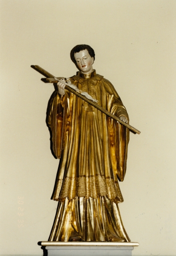 Statue, saint Louis de Gonzague (?)