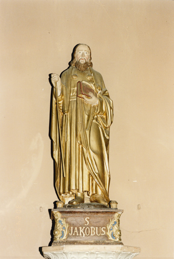 Statue de procession : Saint Jacques-le-Majeur