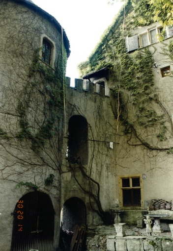 Tour sud et corps de passage la reliant au château.