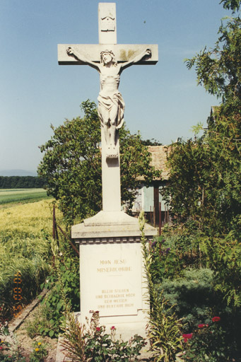 Croix de chemin B, par Charles Geiss. Vue d'ensemble.