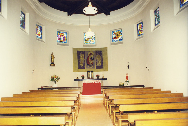 Vue d'ensemble de la chapelle de la Vierge.