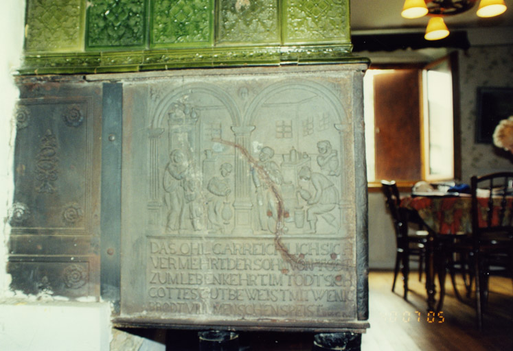 Vue des plaques No 1 et 2.