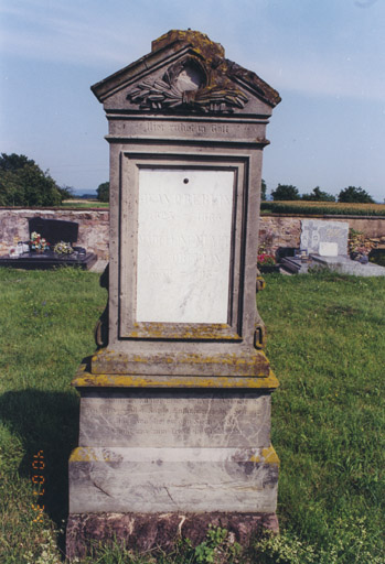Monument sépulcral de J. Oberlin et M. Meyer. Vue d'ensemble.