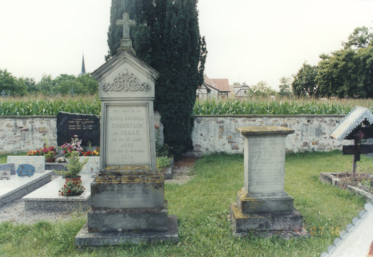 Monument sépulcral de M. S. Graaf. Vue d'ensemble.