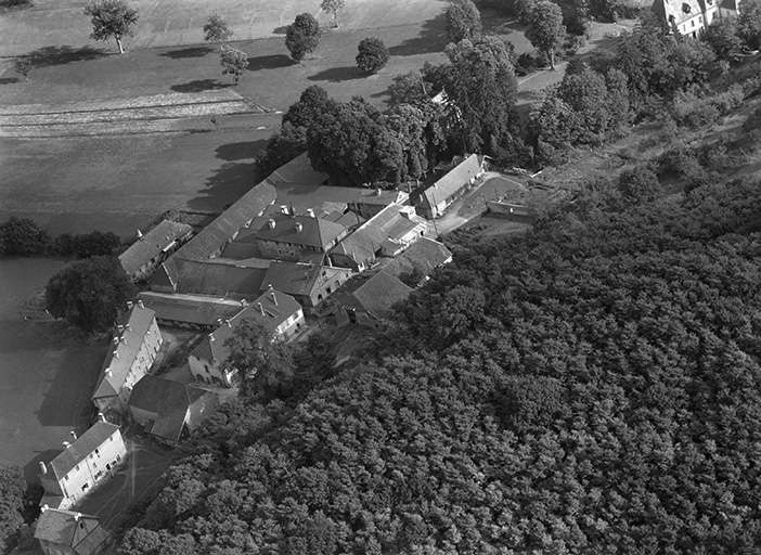 Vue aérienne en 1956.