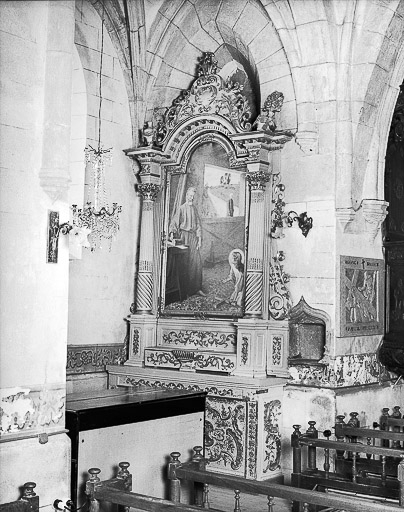 Autel-retable latéral gauche.