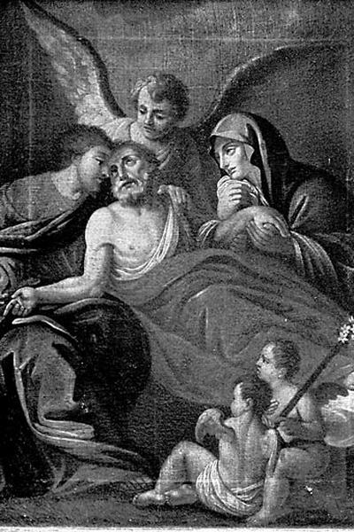 Tableau : la Mort de saint Joseph