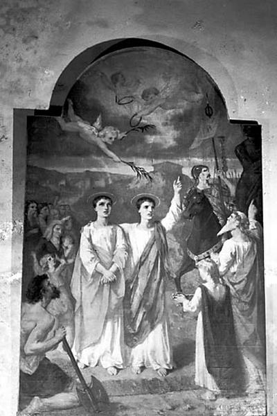 Tableau d'autel : saint Gervais et saint Protais