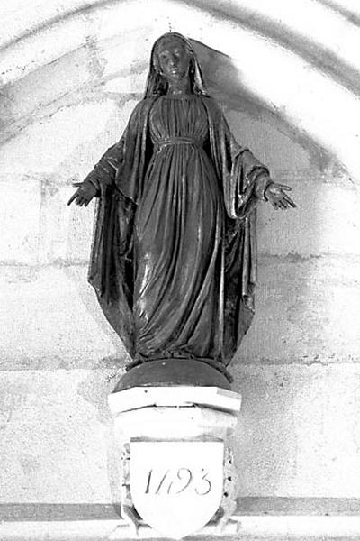 Statue : Vierge de l'Immaculée Conception