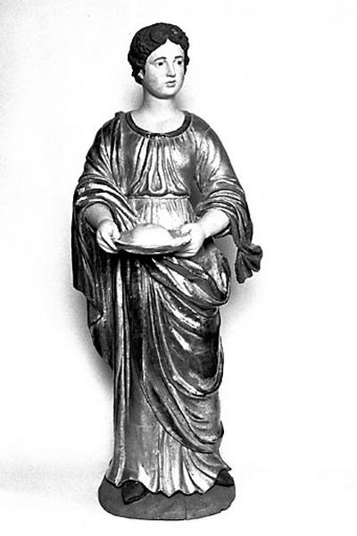 Statue : sainte Agathe