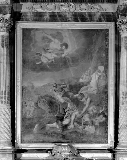 Vue générale. ; Tableau : la Conversion de saint Paul.