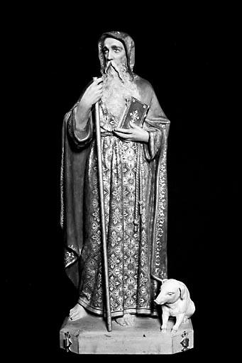 Statue : saint Antoine ermite