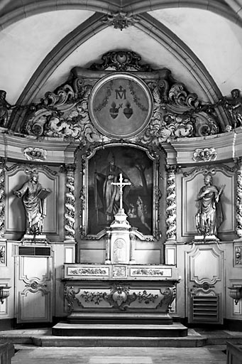 Autel, gradin d'autel, tabernacle, retable (ensemble du maître-autel)