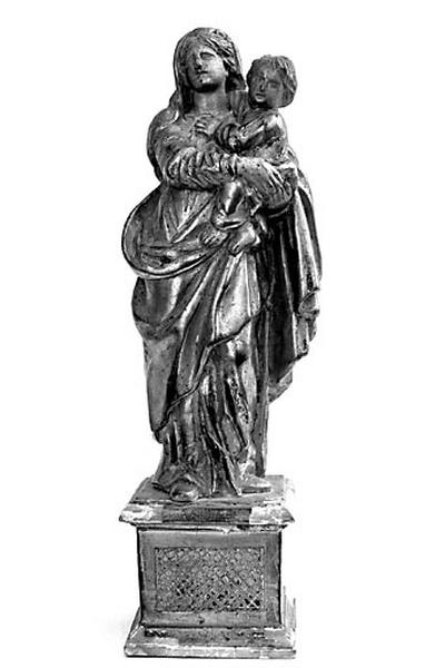 Statuette-reliquaire : Vierge à l'Enfant