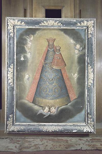 Tableau : Vierge à l'Enfant dite Vierge noire ou Notre-Dame des ermites ou Notre-Dame d'Einsiedeln