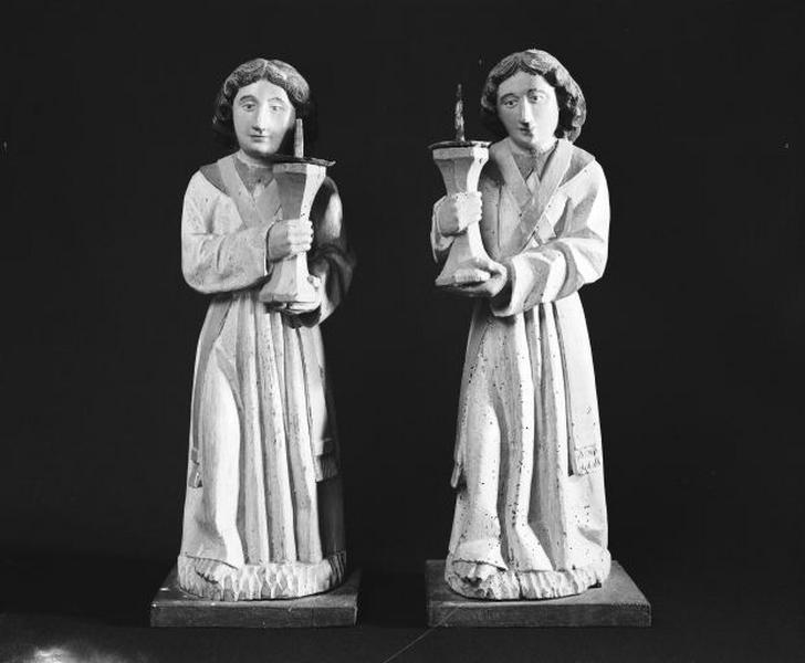 2 statuettes : anges