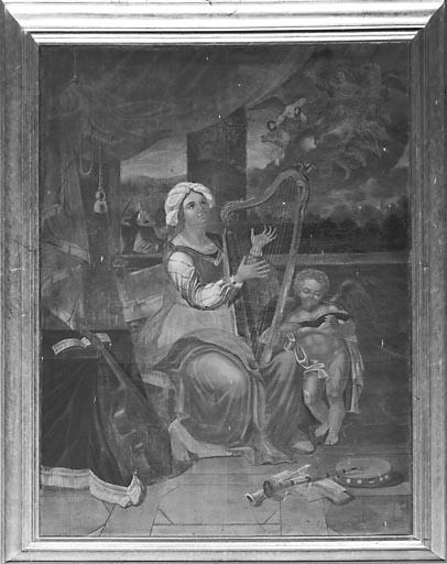 Tableau : sainte Cécile