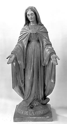 Statue : Vierge de l'Immaculée Conception