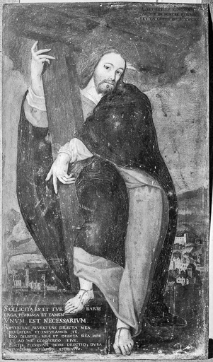 Vue d'ensemble. ; Tableau : le Christ