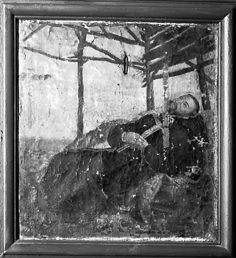 Vue d'ensemble. ; Tableau : la Mort de saint François Xavier.