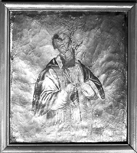 Vue d'ensemble. ; Tableau : saint François de Sales (?)