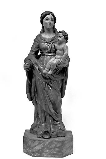 Statuette-reliquaire : Vierge à l'Enfant