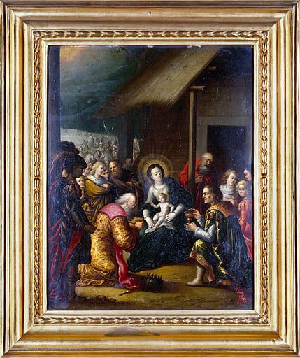 Tableau : l'Adoration des Mages (Besançon, rectorat de l'académie).
