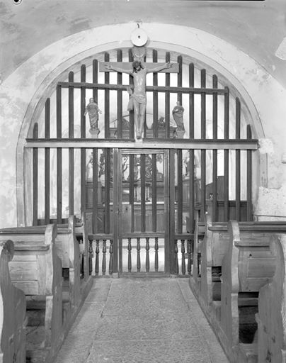 Clôture du choeur, vue générale.