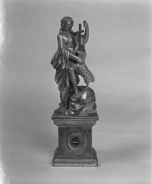 Statuette-reliquaire : saint Jean-Baptiste